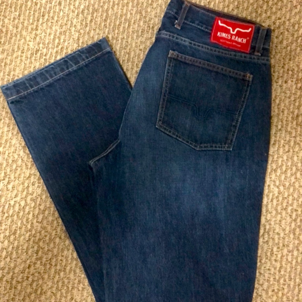 Mens KIMES RANCH DILLON Denim Jeans 36x34